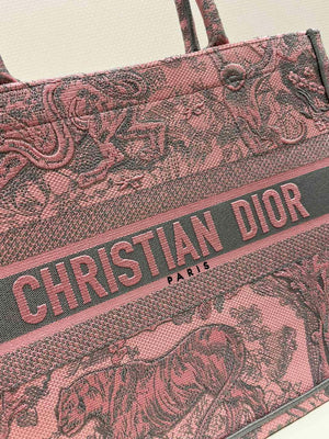Dior Book Tote M1296 Medium Toile de Jouy Embroidery M0079 - Default Title - View 2