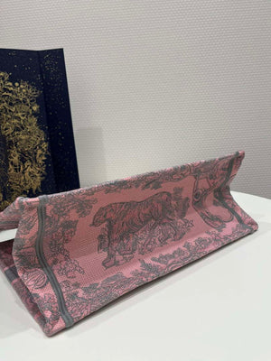 Dior Book Tote M1296 Medium Toile de Jouy Embroidery M0079 - Default Title - View 8