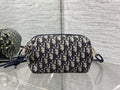 Dior Bow Pouch Blue Dior Oblique Jacquard S3900OTZQ_M928