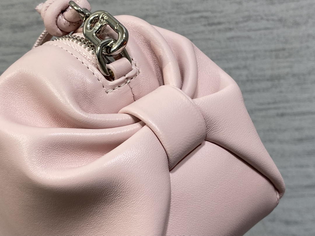 Dior Bow Pouch Supple Lambskin S3900 PINK