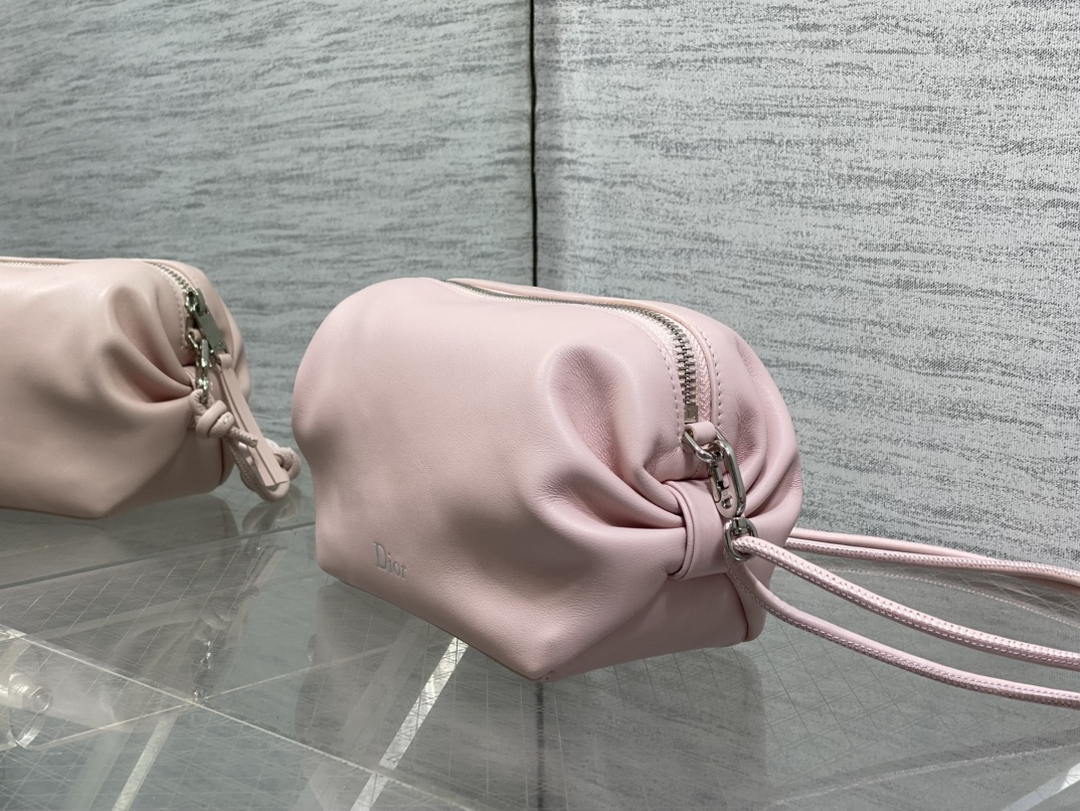 Dior Bow Pouch Supple Lambskin S3900 PINK - Default Title - View 6