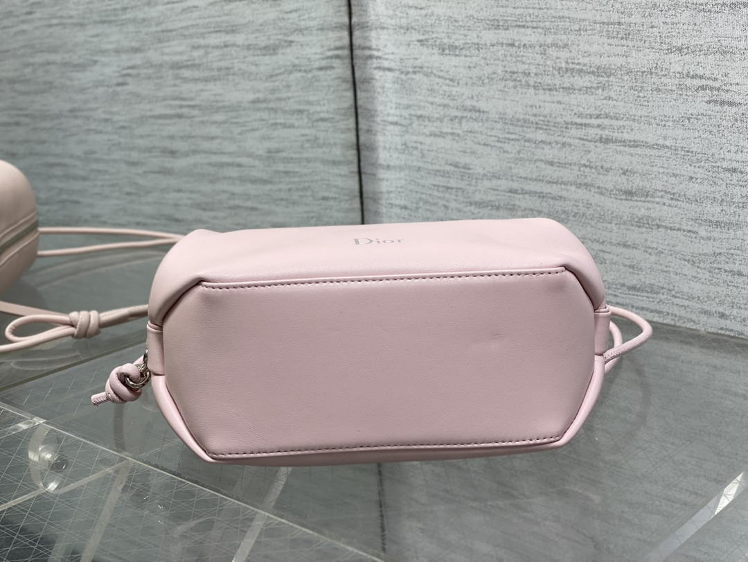 Dior Bow Pouch Supple Lambskin S3900 PINK - Default Title - View 7
