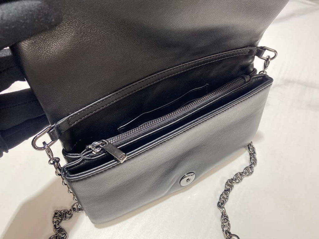 Dior S5135 Caro Macrocannage Pouch Black Quilted Macrocannage Calfskin