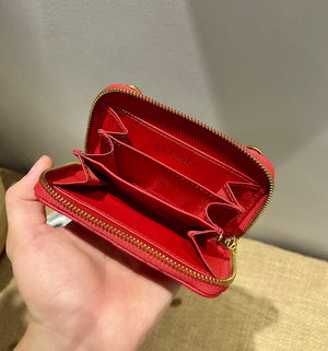 Dior Caro Mini zipper clutch 5087 Red - Default Title - View 4