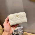 Dior Caro Mini zipper clutch 5087 White - Default Title - View 1