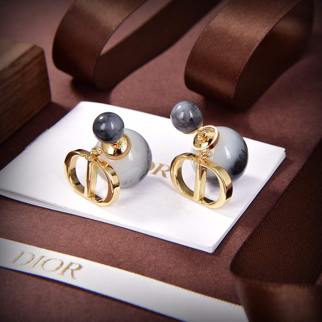 Dior E1293TRIGM Dior Tribales Earrings D99204 - Default Title - View 1