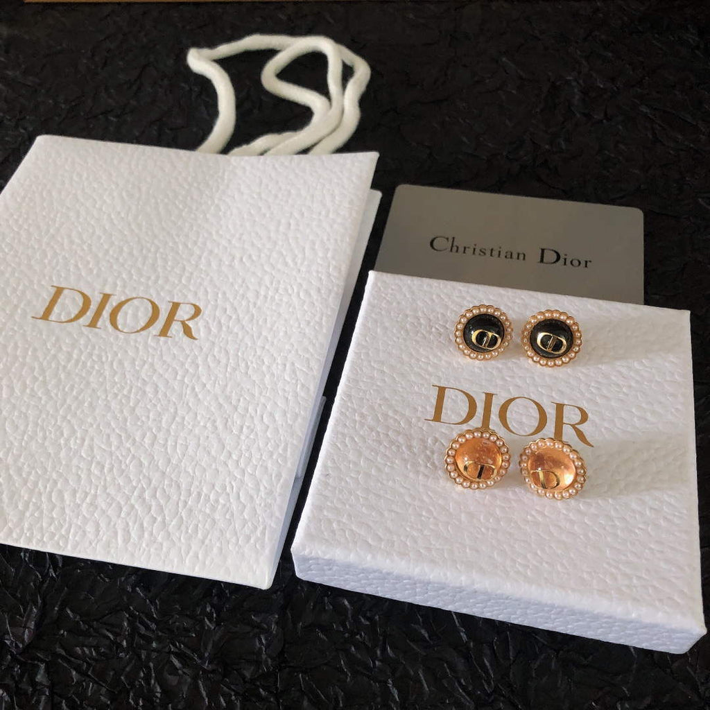 Dior E1835PTCVE Petit CD Stud Earrings D99212