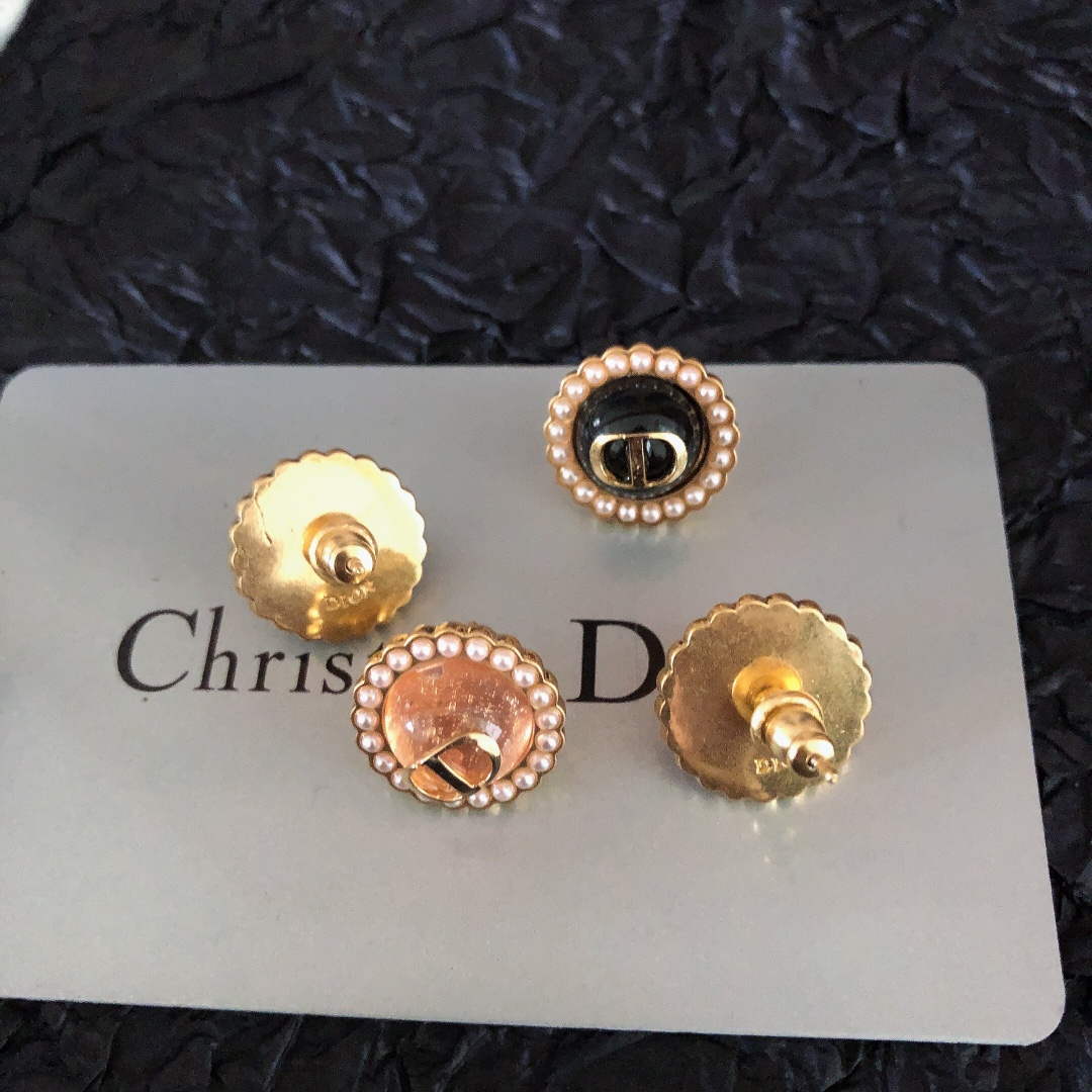 Dior E1835PTCVE Petit CD Stud Earrings D99212