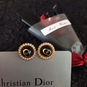 Dior E1835PTCVE Petit CD Stud Earrings D99211 - Default Title - View 1