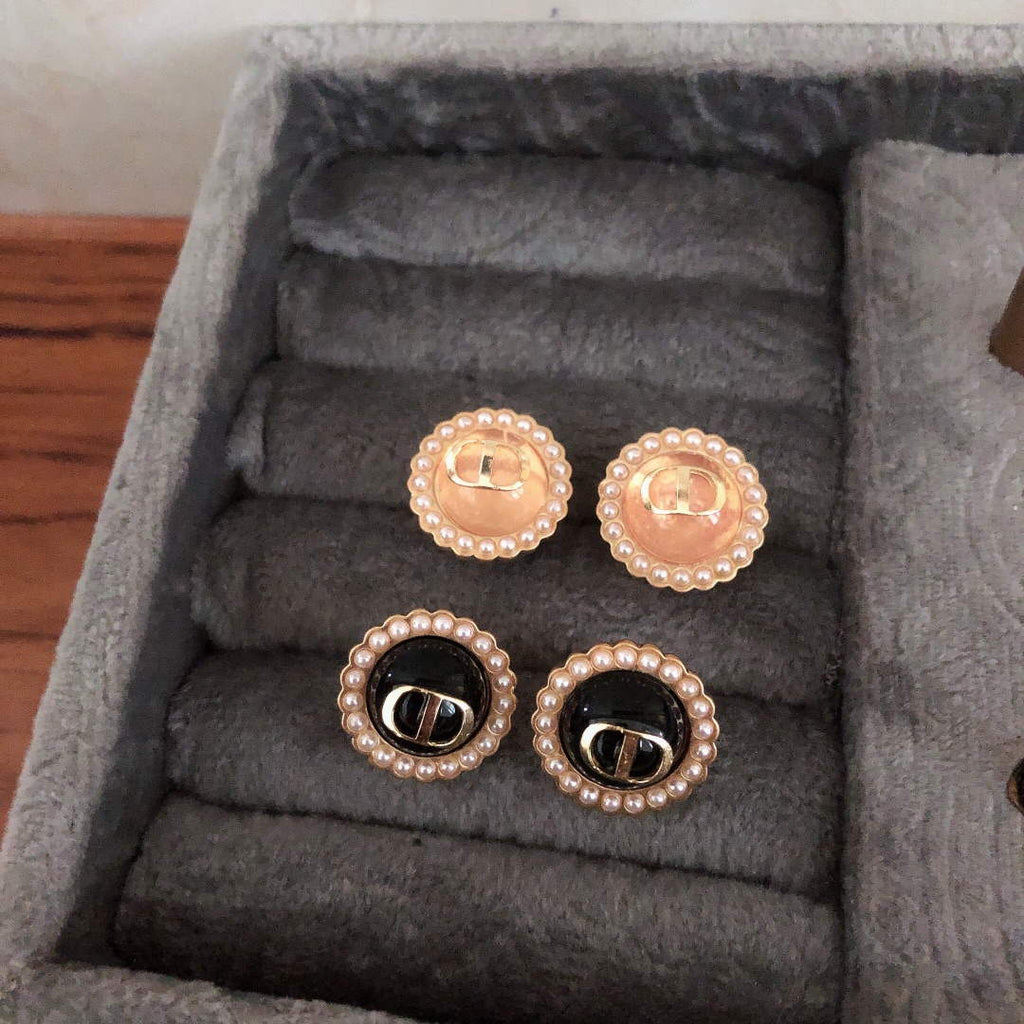 Dior E1835PTCVE Petit CD Stud Earrings D99211
