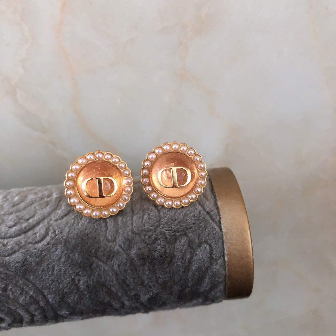 Dior E1835PTCVE Petit CD Stud Earrings D99212