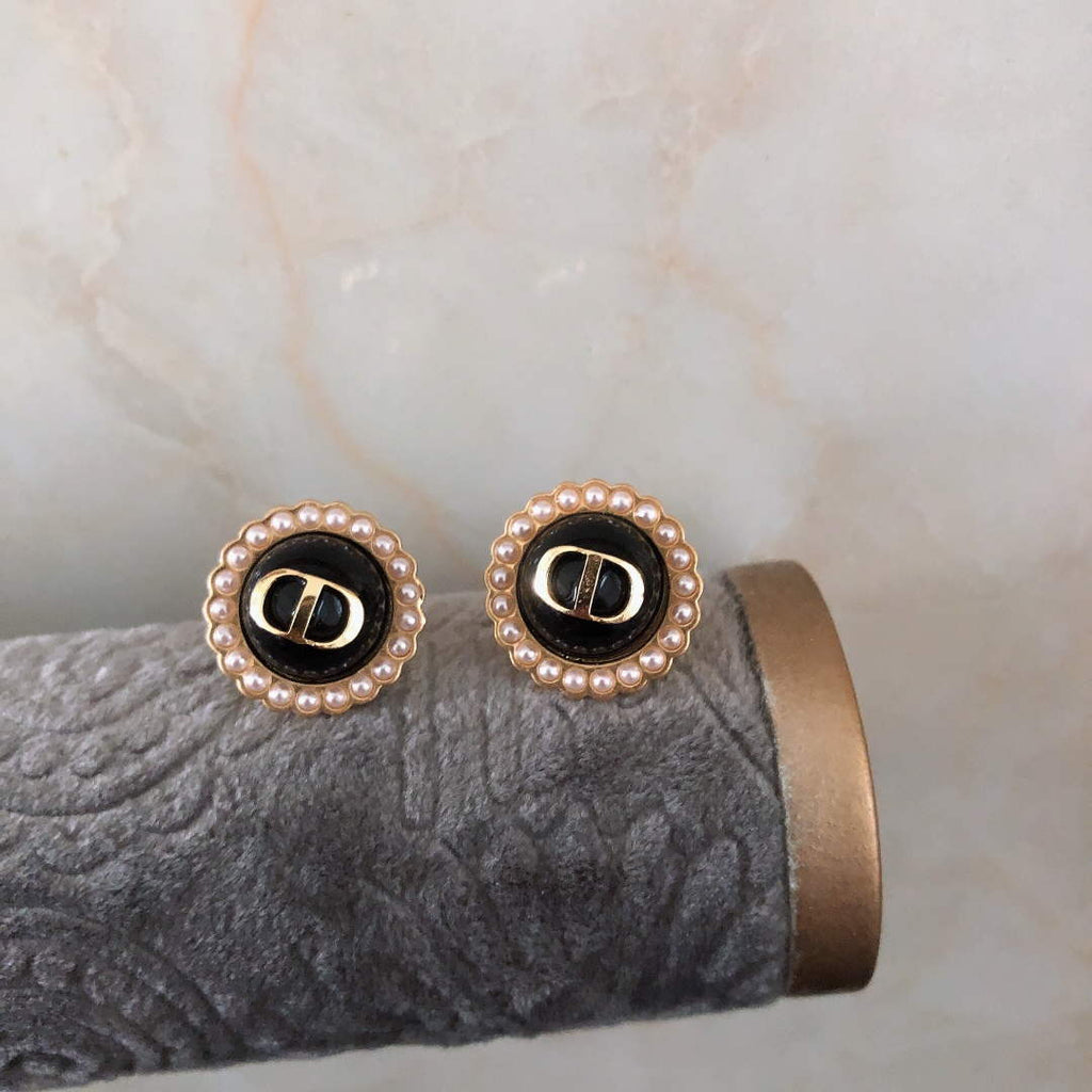 Dior E1835PTCVE Petit CD Stud Earrings D99211