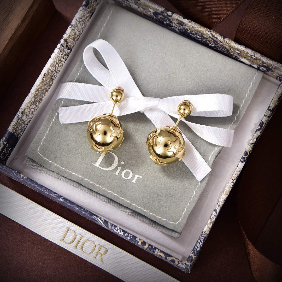 Dior E2049 Tribales Earrings D99137 - Default Title - View 1