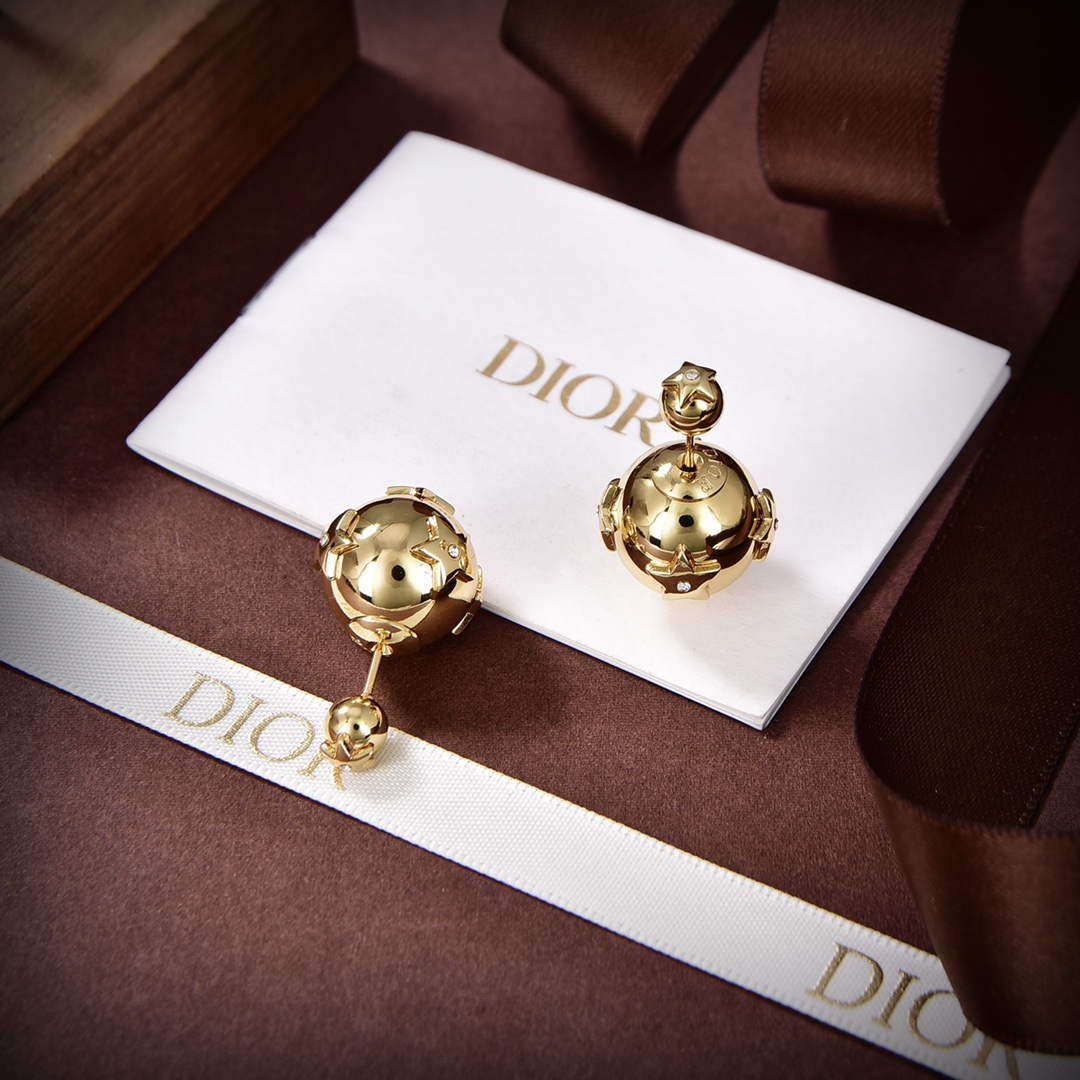 Dior E2049 Tribales Earrings D99137 - Default Title - View 4
