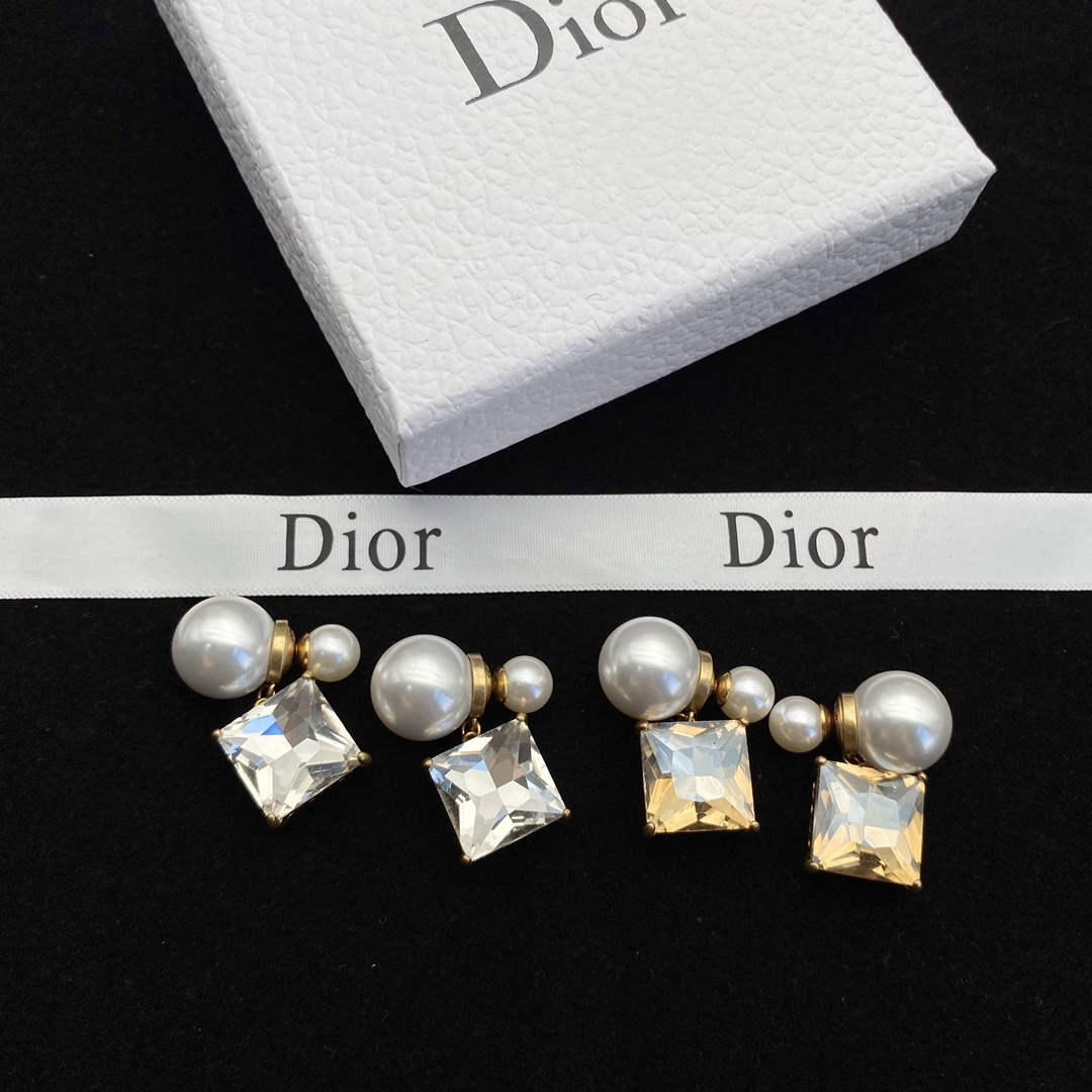 Dior E2049 Tribales Earrings D99140 - Default Title - View 1