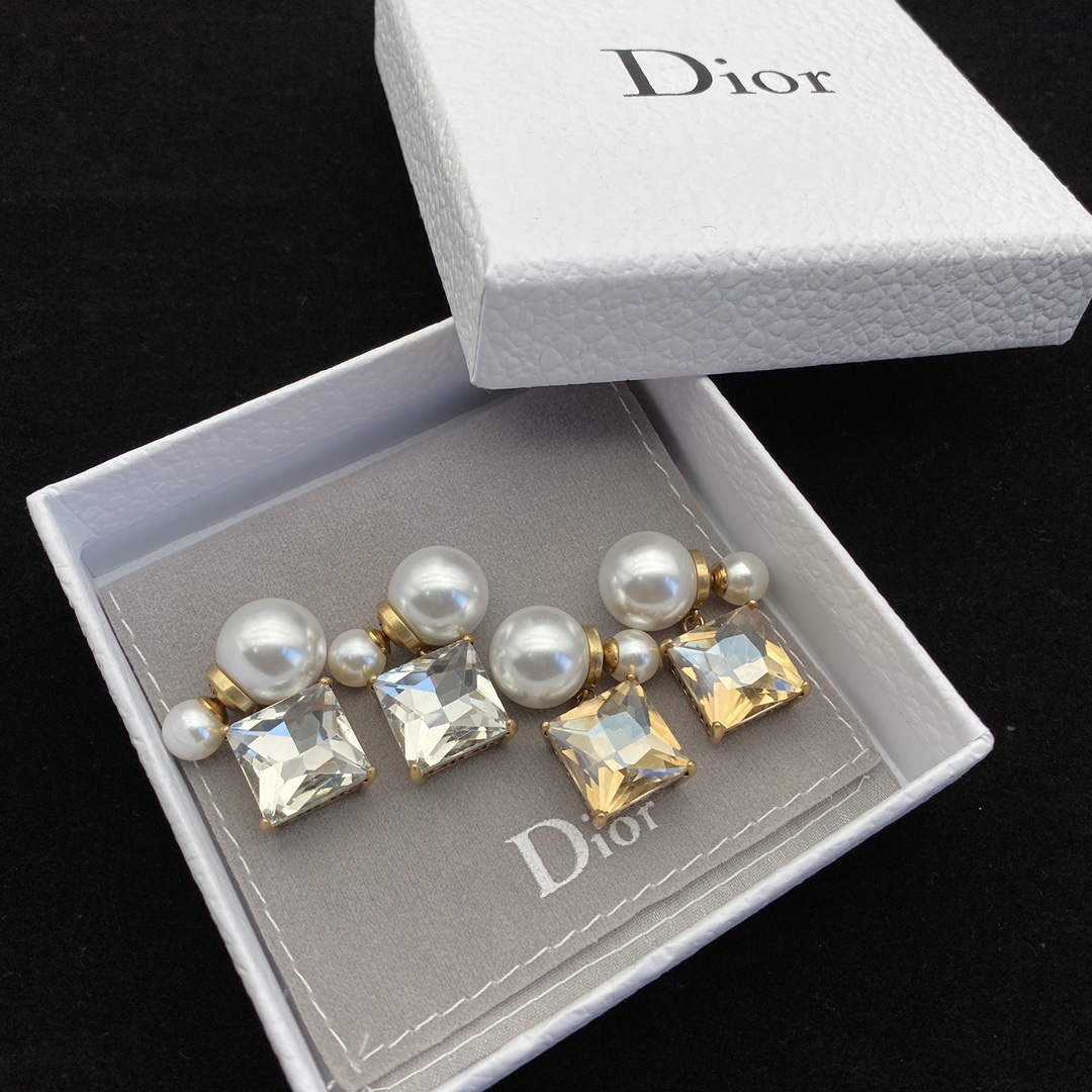 Dior E2049 Tribales Earrings D99140 - Default Title - View 3