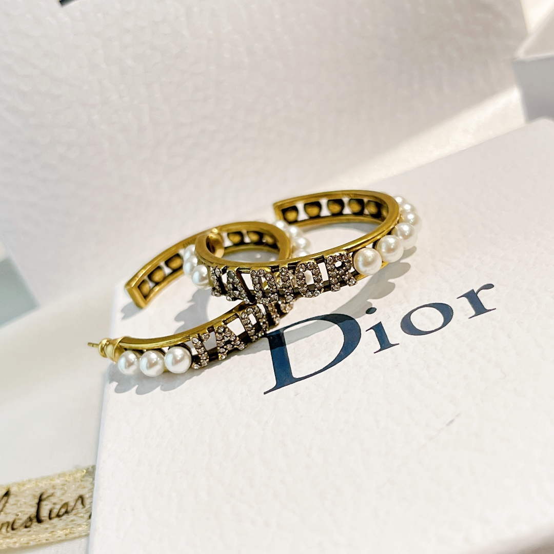 Dior E2049 Tribales Earrings D99141 - Default Title - View 5