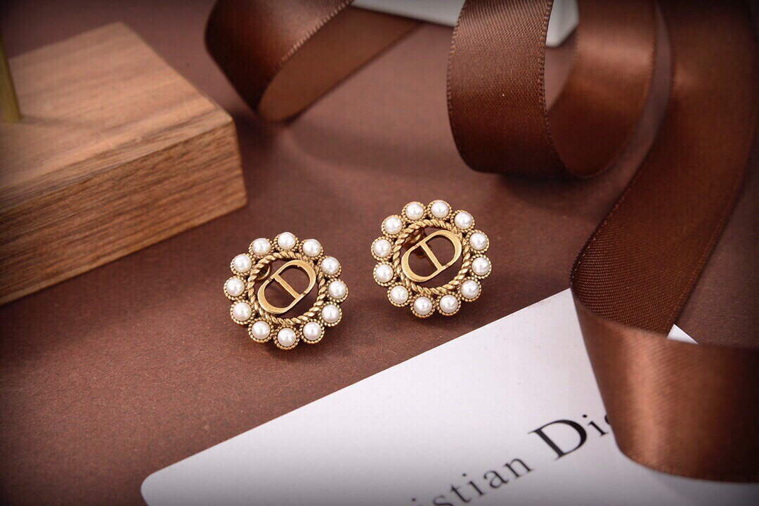 Dior E2049 Tribales Earrings D99145 - Default Title - View 1