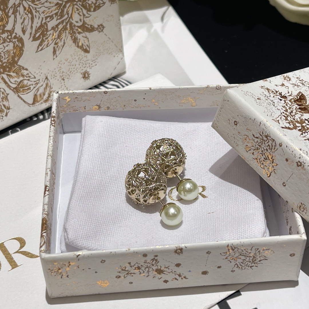 Dior E2060 Tribales Earrings D99132 - Default Title - View 1