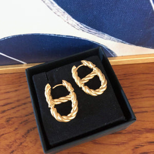 Dior E2134 CD Navy Earrings D99134 - Default Title - View 5
