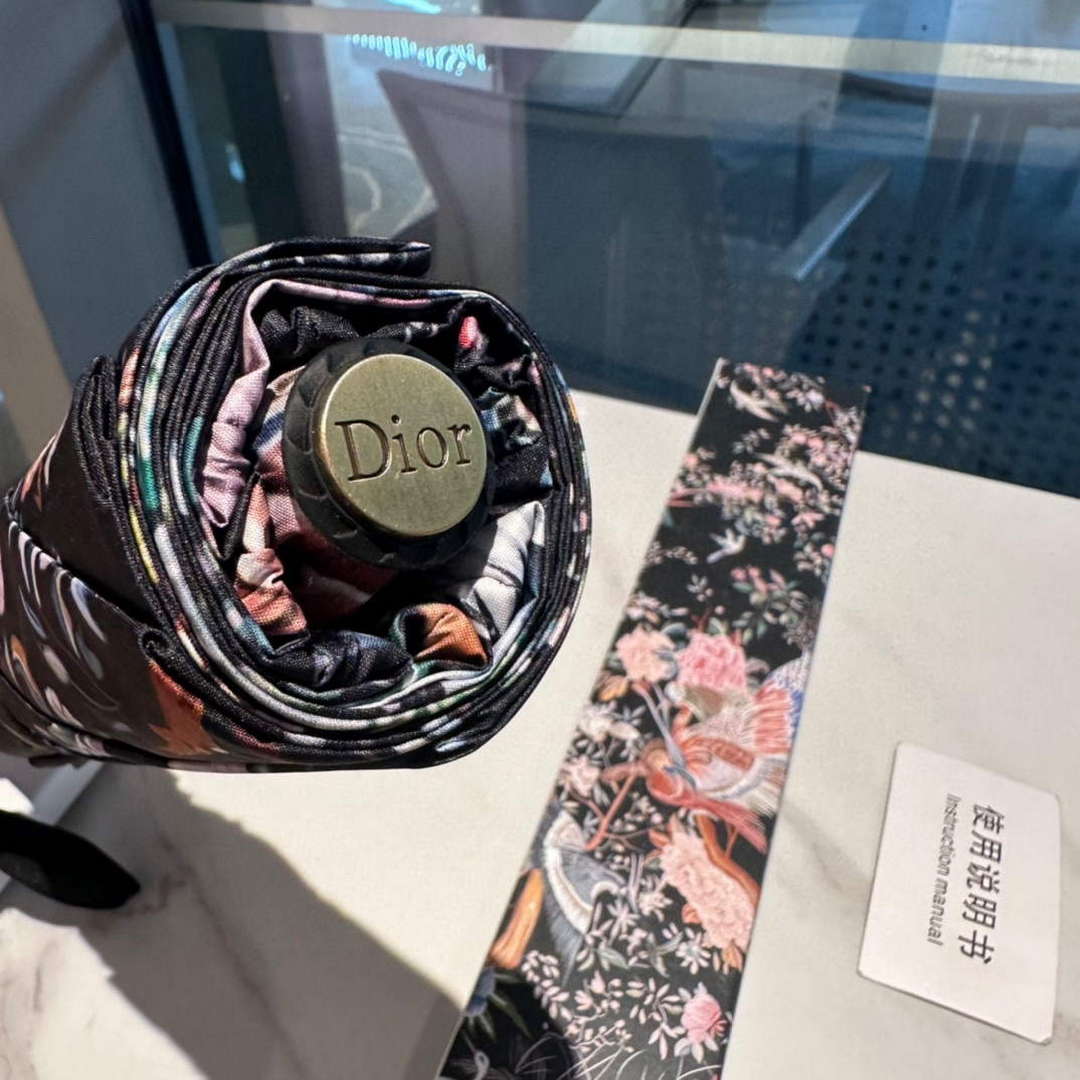 Dior Fashion Folding Sun Umbrella D77218