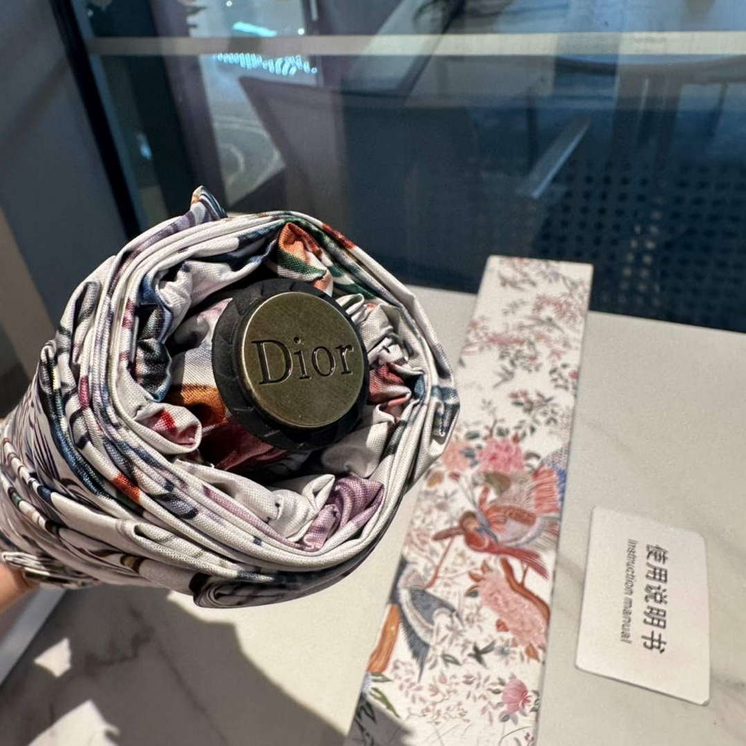 Dior Fashion Folding Sun Umbrella D77219