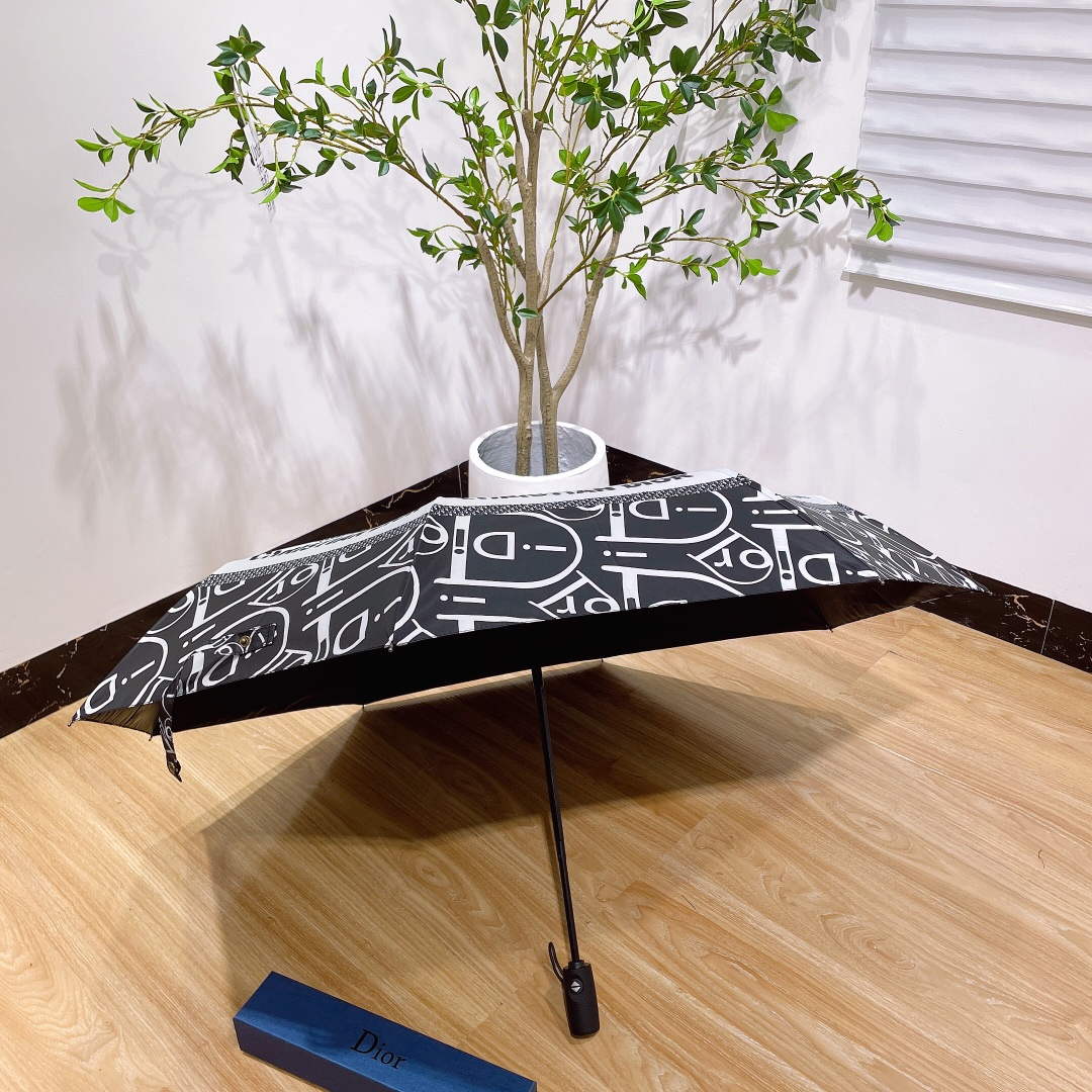 Dior Fashion Folding Sun Umbrella D77222