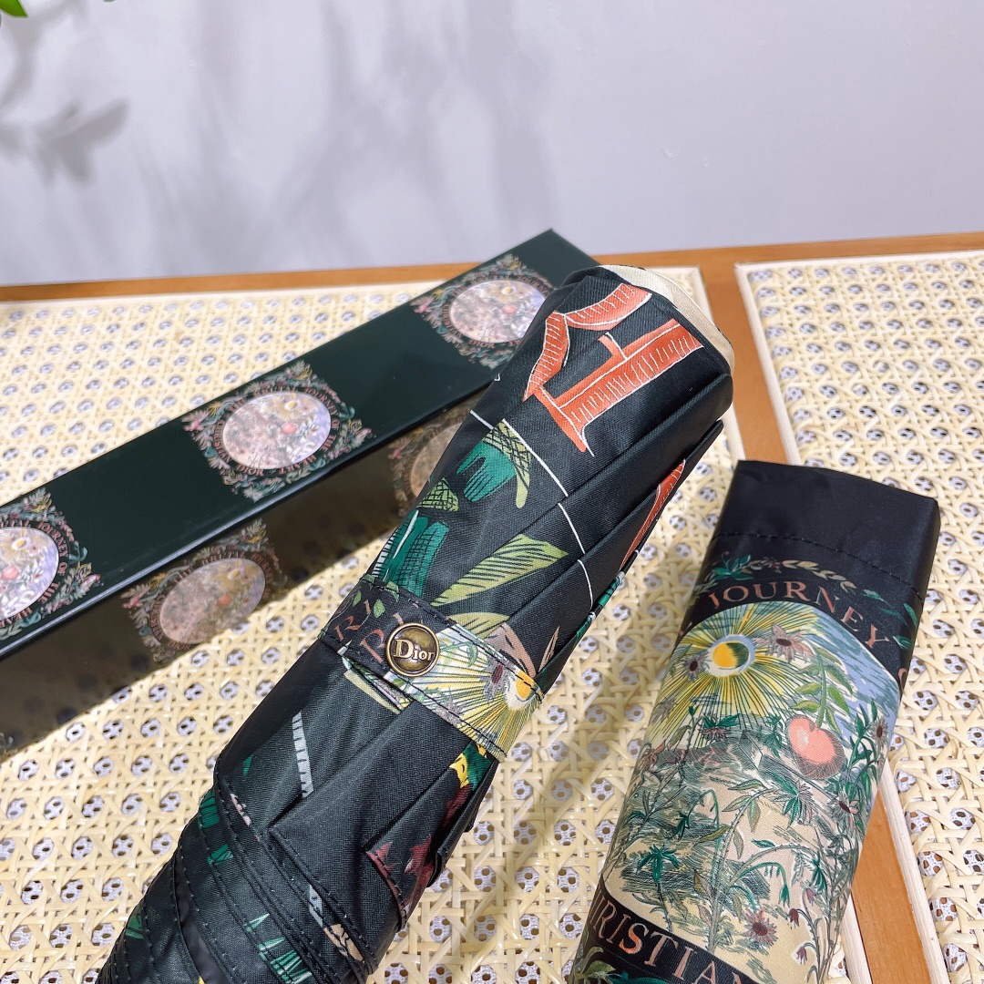 Dior Fashion Folding Sun Umbrella D77225