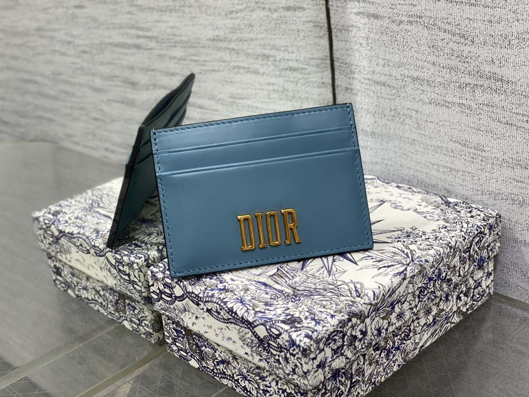 Dior Five-Slot Card Holder S5130 Grained Calfskin D0022 - Default Title - View 1