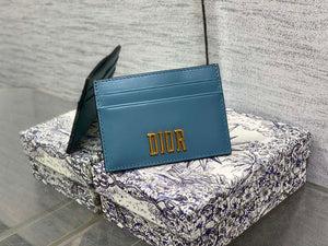 Dior Five-Slot Card Holder S5130 Grained Calfskin D0022 - Default Title - View 1