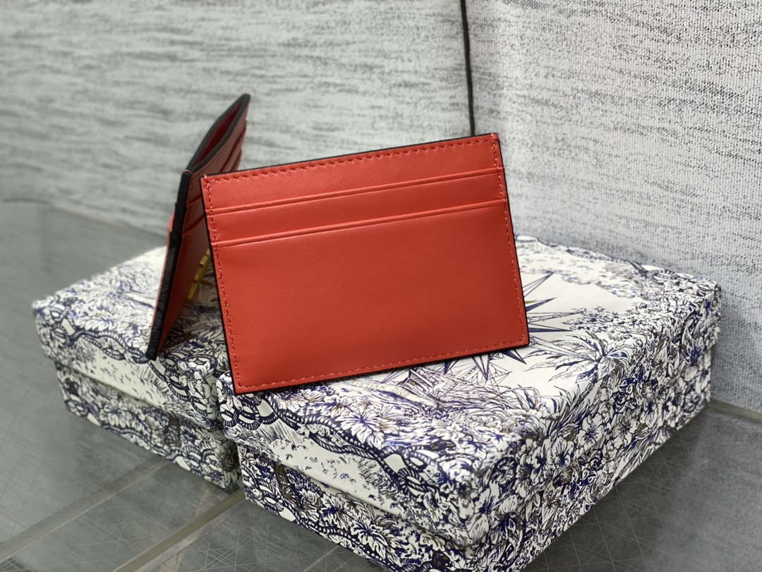 Dior Five-Slot Card Holder S5130 Grained Calfskin D0023 - Default Title - View 2