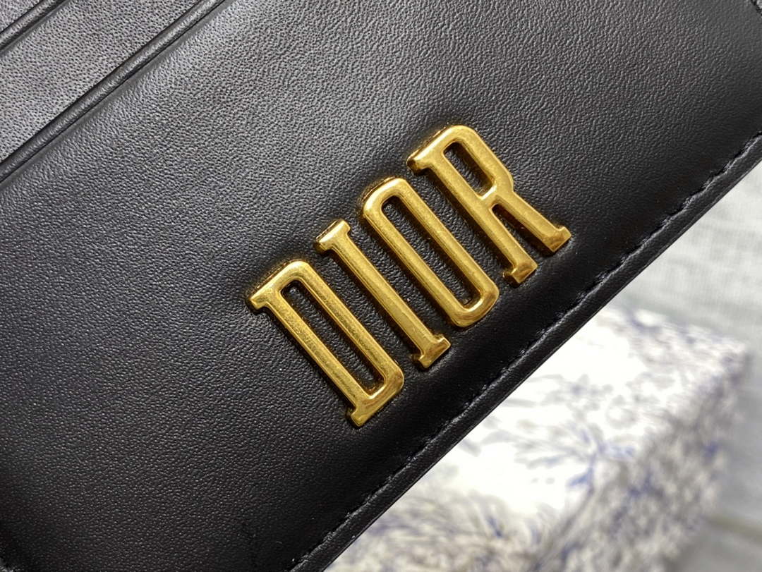 Dior Five-Slot Card Holder S5130 Grained Calfskin D0025 - Default Title - View 3