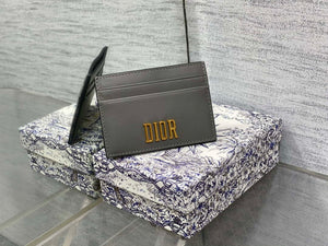 Dior Five-Slot Card Holder S5130 Grained Calfskin D0026 - Default Title - View 1