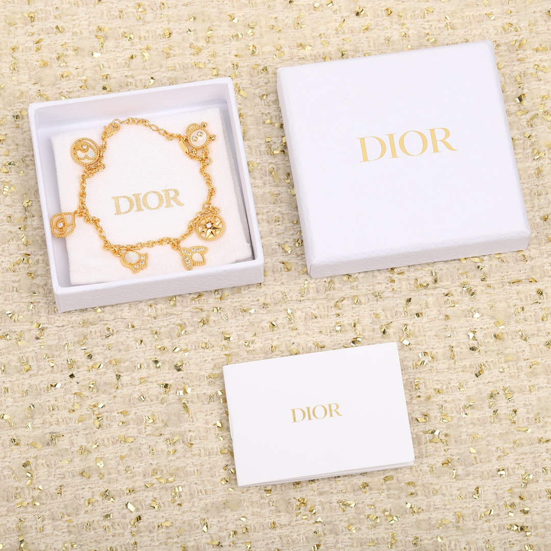 Dior  JRDV94117 Rose Des Vents Bracelet D99219 - Default Title - View 2