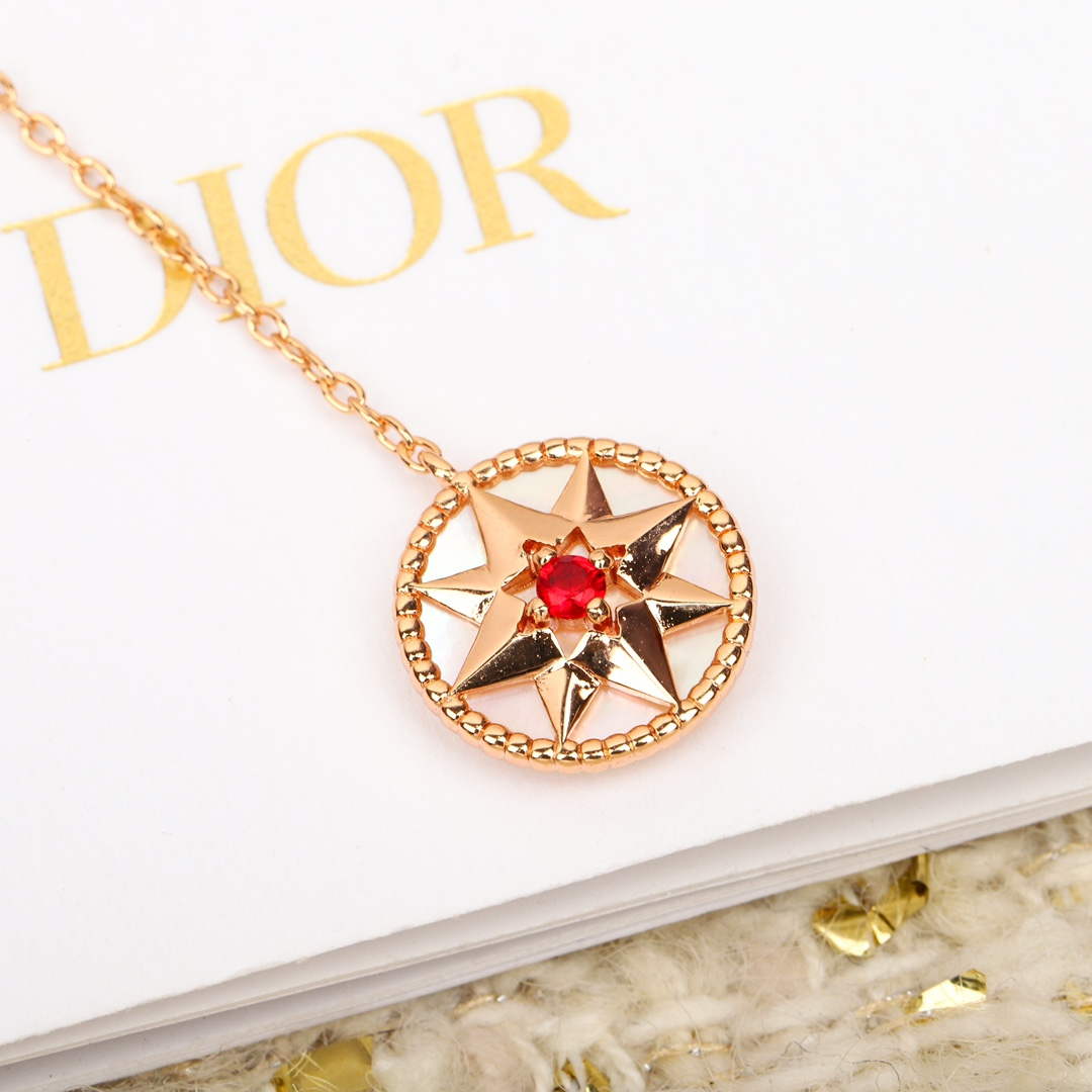 Dior JRDV95027 Rose Des Vents Necklace D99220