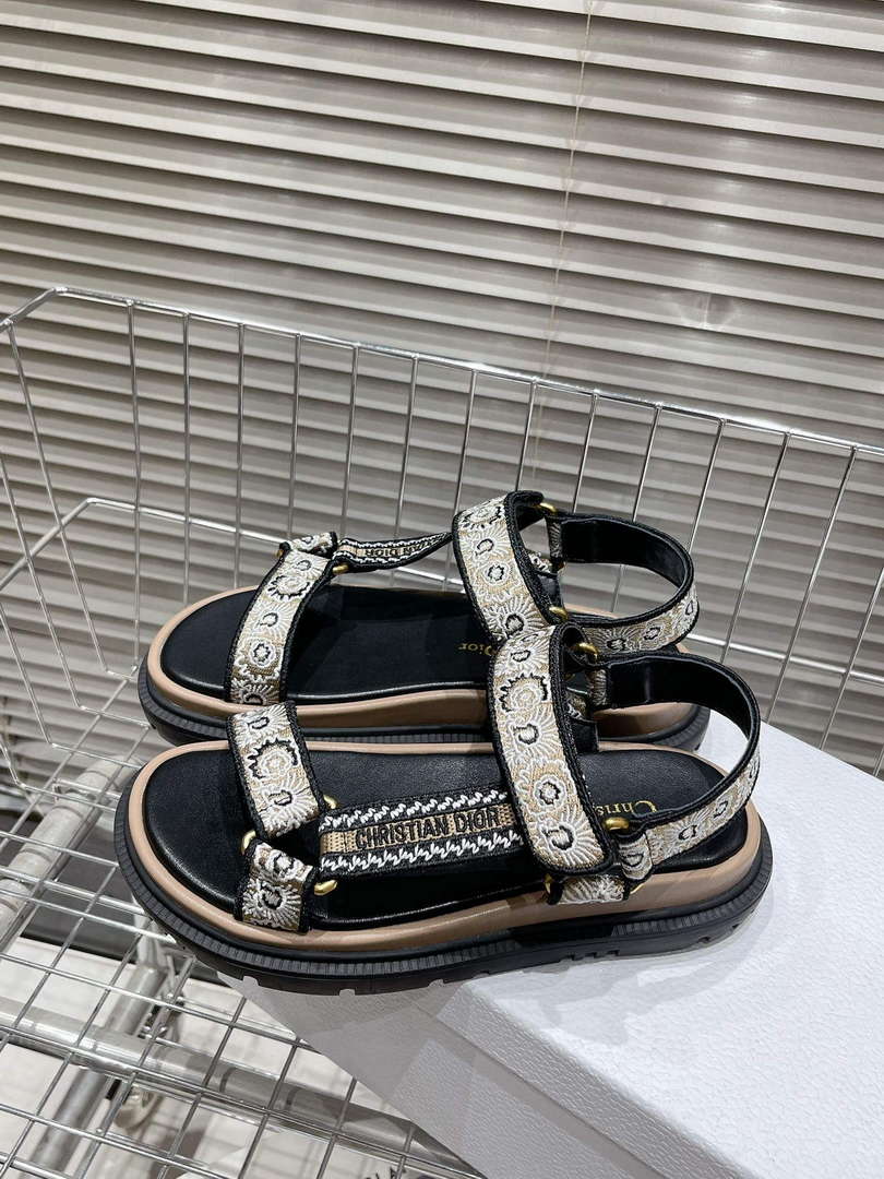 Dior KCQ916BBE Women's D-Wave Sandal Fashion Shoes D82906