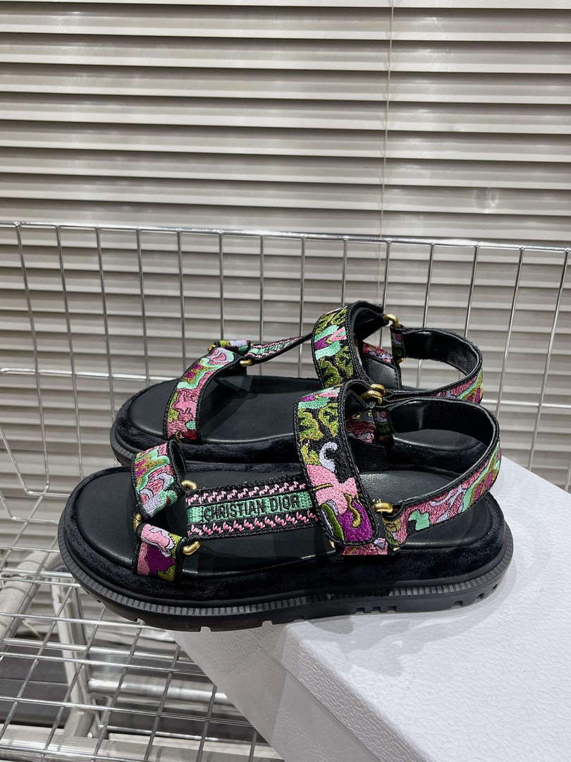 Dior KCQ916BBE Women's D-Wave Sandal Fashion Shoes D82907