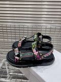 Dior KCQ916BBE Women's D-Wave Sandal Fashion Shoes D82907