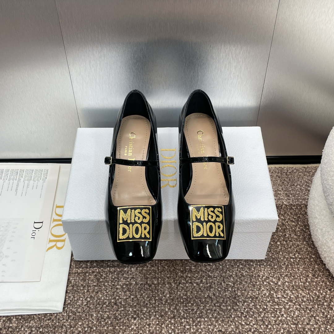 Dior KDV138VNI Miss Dior Pump Patent Calfskin D82963