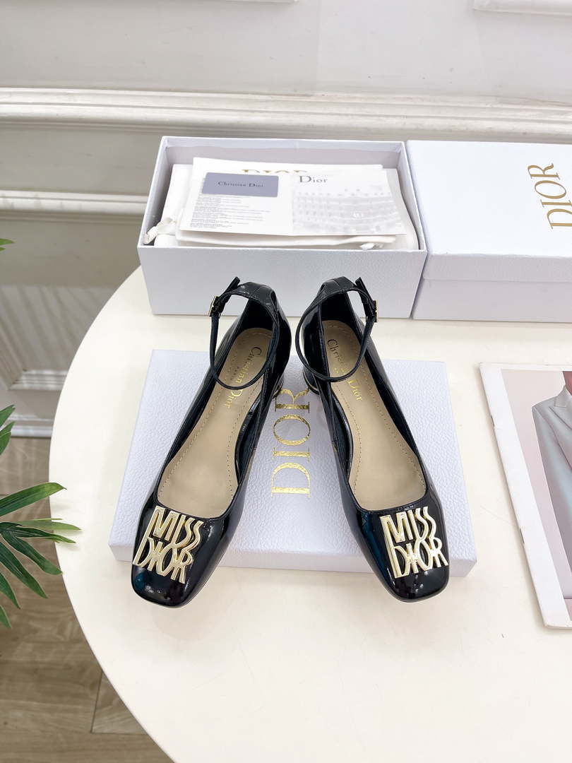 Dior KDV266VNI Miss Dior Pump 40mm Patent Calfskin D82986