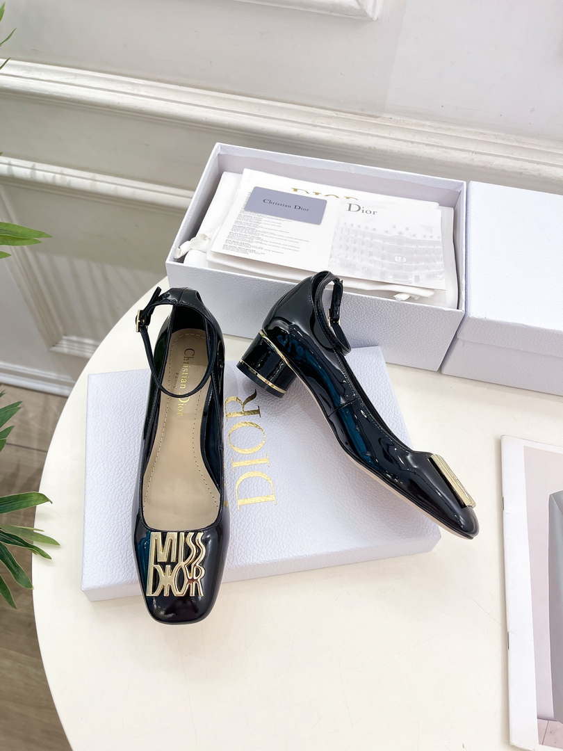 Dior KDV266VNI Miss Dior Pump 40mm Patent Calfskin D82986