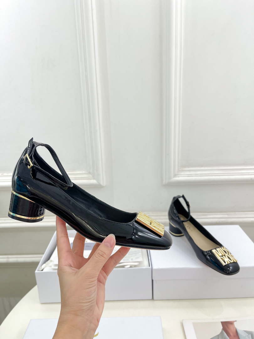 Dior KDV266VNI Miss Dior Pump 40mm Patent Calfskin D82986