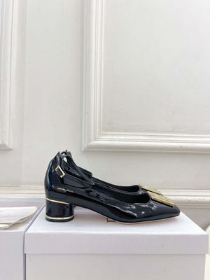 Dior KDV266VNI Miss Dior Pump 40mm Patent Calfskin D82986 - Euro 35=US 4 - View 5