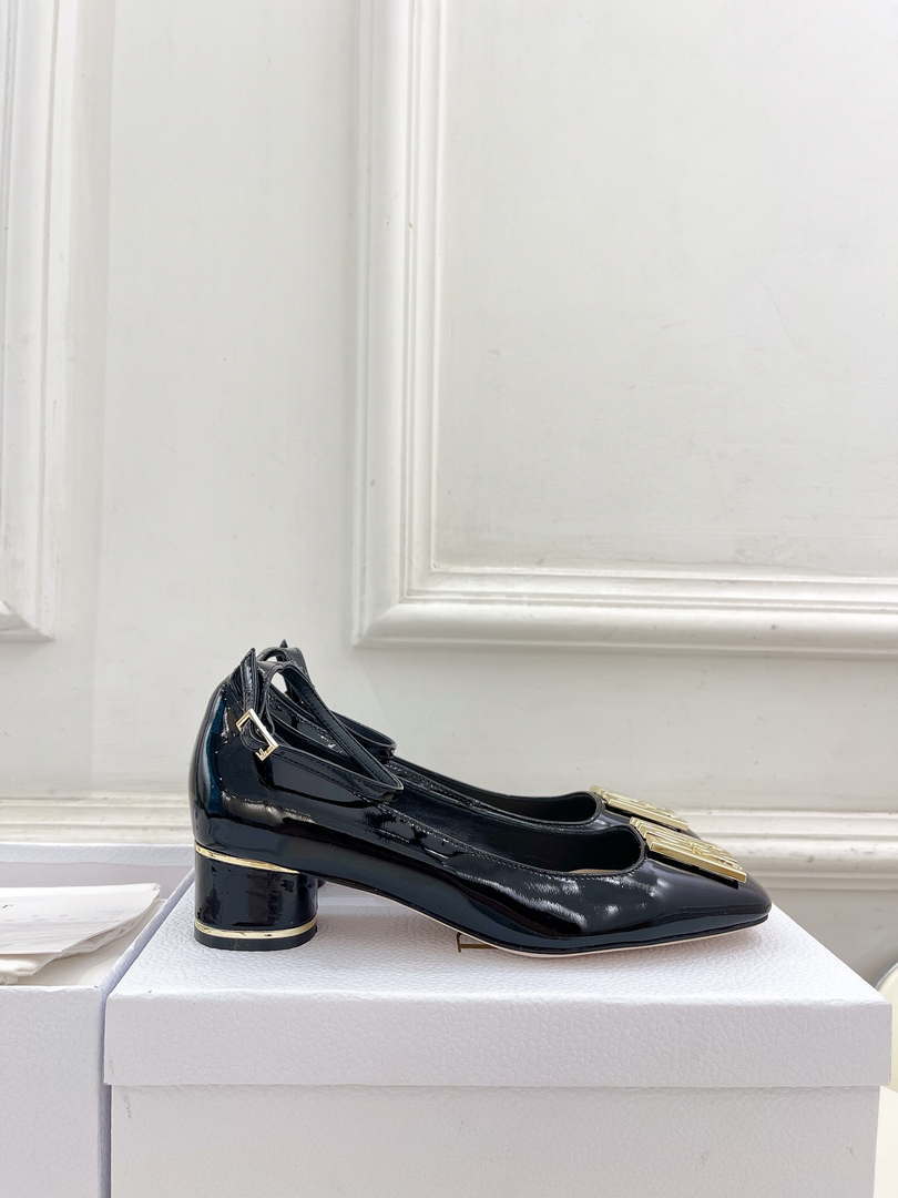 Dior KDV266VNI Miss Dior Pump 40mm Patent Calfskin D82986