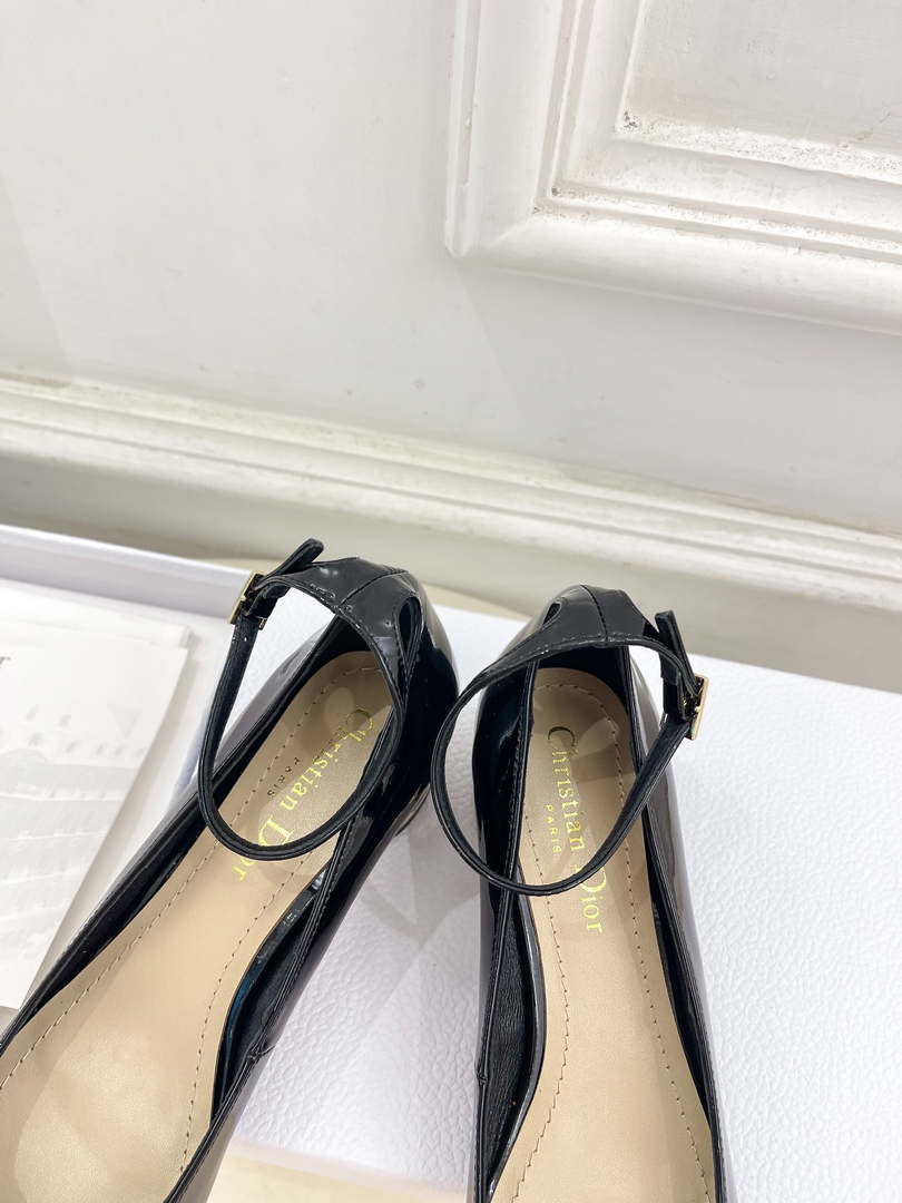 Dior KDV266VNI Miss Dior Pump 40mm Patent Calfskin D82986