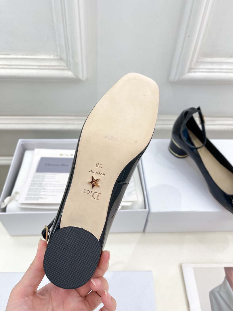 Dior KDV266VNI Miss Dior Pump 40mm Patent Calfskin D82986