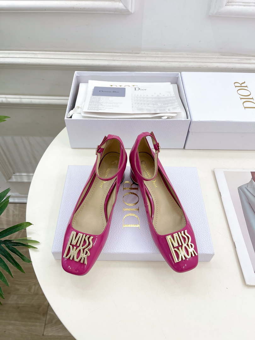 Dior KDV266VNI Miss Dior Pump 40mm Patent Calfskin D82985