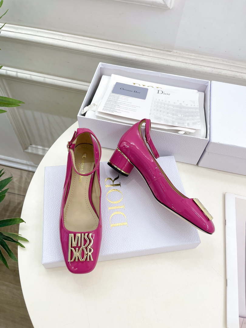 Dior KDV266VNI Miss Dior Pump 40mm Patent Calfskin D82985