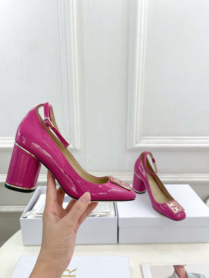 Dior KDV266VNI Miss Dior Pump 80mm Patent Calfskin D82982 - Euro 35=US 4 - View 5