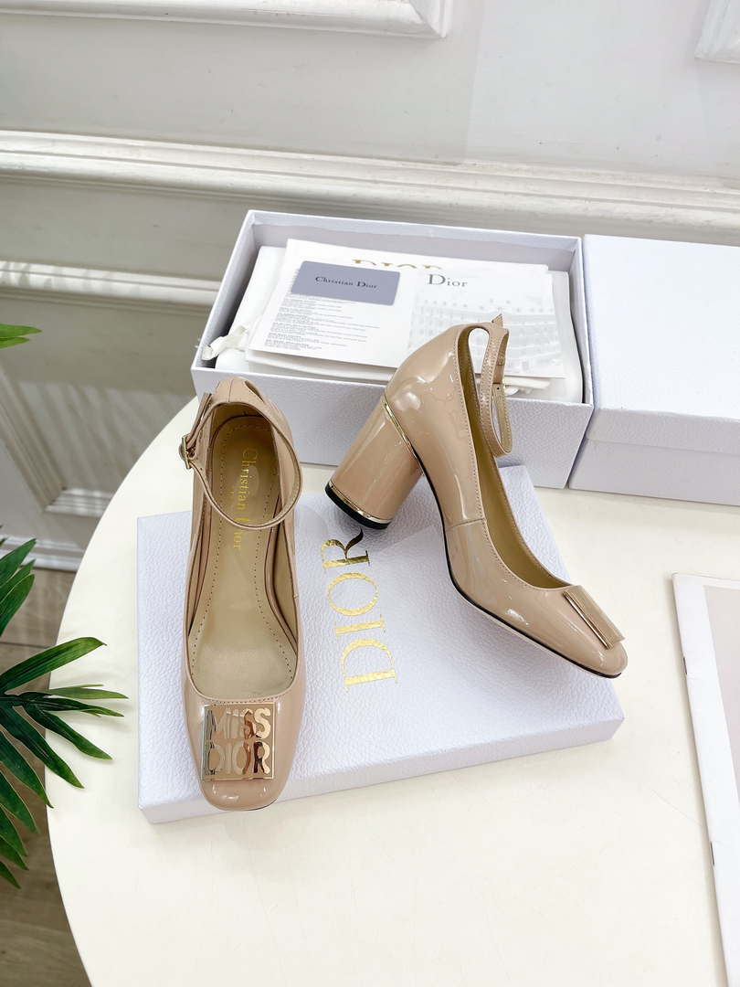 Dior KDV266VNI Miss Dior Pump 80mm Patent Calfskin D82983